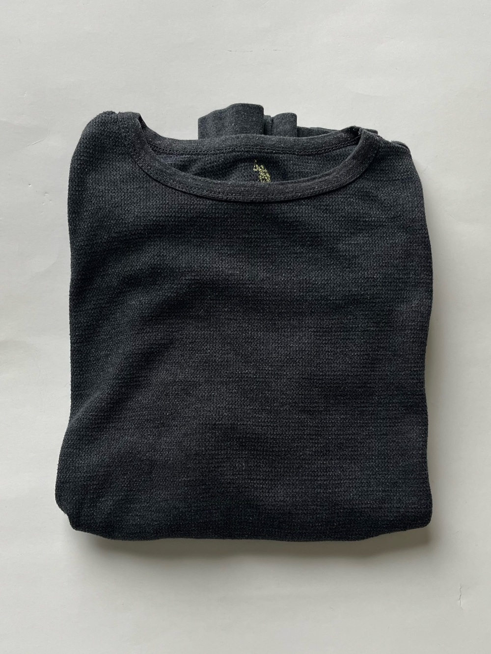 Men’s U.S. Polo Assn. Waffle Long Sleeve, Size Medium